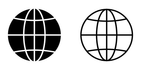 Web icon on white background