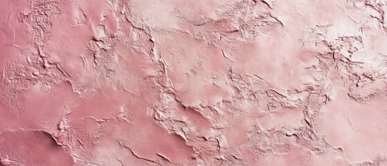 Naklejka premium Abstract dusty rose plaster wall with uneven handapplied texture, artisanal look