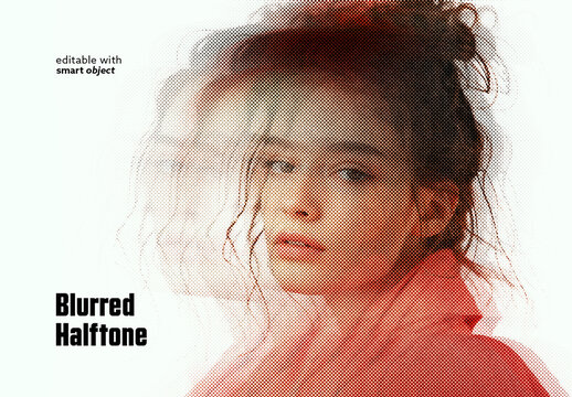 Blurred Halftone Effect