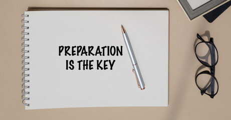 Preparation Leads to Performance – Business Success Concept