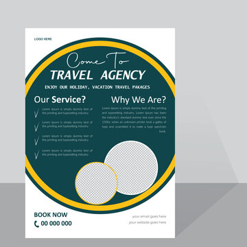 Modern Travel Flyer Design