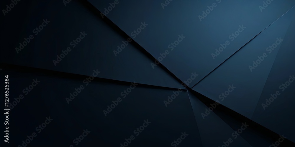 Poster A black background with a triangle on it