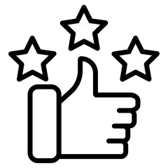 satisfaction vector icon