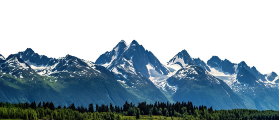 Alaska mountain range wilderness nature landscape snowy mountains wallpaper