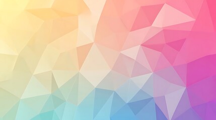 Abstract Pastel Triangle Geometric Background Design