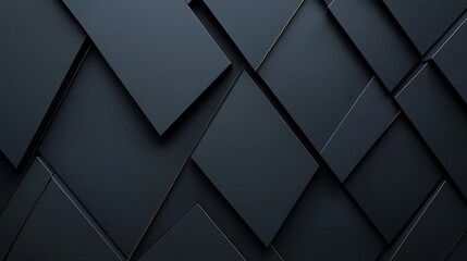 Fototapeta premium Abstract Dark Grey Geometric Shapes Pattern