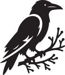 crow on a branch