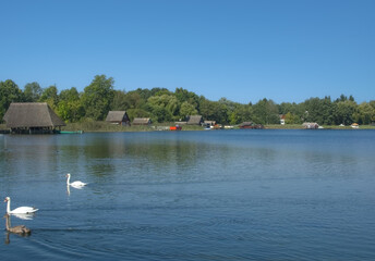 Krakow am See at Lake Krakower See,Nossentiner-Schwinzer Heide Nature Park,Mecklenburg-Vorpommern;Germany