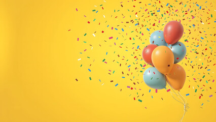 colourful ballons image with very nice bacground