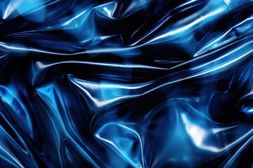 Obraz premium Blue transparent plastic wrap backgrounds transportation futuristic.