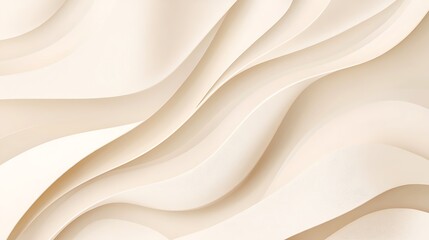 Obraz premium Abstract Beige Wave Pattern Background Design