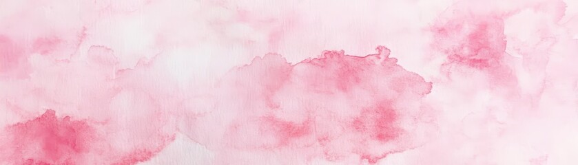 Obraz premium Light baby pink watercolor paper texture, soft organic background