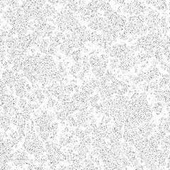 ILLUSTRATION ABSTRACT MESSY GRUNGE BLACK GRAINY TEXTURE ISOLATED ON WHITE BACKGROUND. DISTRESS DIRTY ROUGH MONOCHROME COLOR DESIGN VECTOR