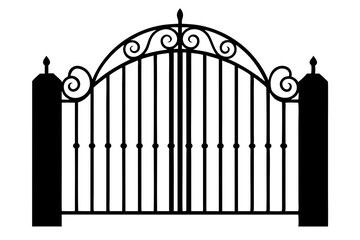 wrought iron gate