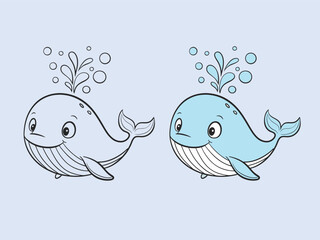 A vector dolphin illustration features a sleek, curved design, capturing the dolphin's playful and agile nature in bold lines and colors