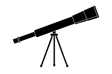 Telescope icon Silhouette