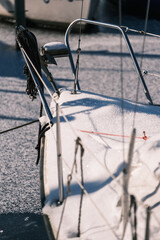 Boote auf winterlichem St&ouml;ssensee zu Berlin