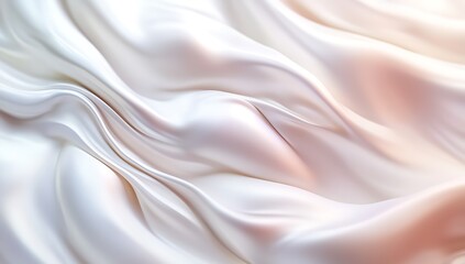 Obraz premium Smooth and Fluffy Cream Texture for Beauty and Food Industry Needs