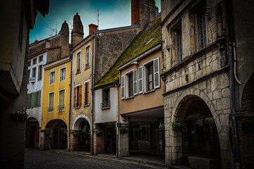 Obraz premium narrow street in the old town