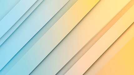 Obraz premium Abstract Diagonal Lines Pastel Blue Yellow Gradient