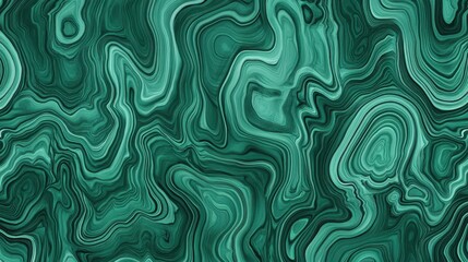 Fototapeta premium Abstract green marble pattern with fluid swirls in organic design