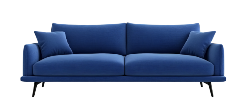 Luxury Armchair/Sofa cut out on transparent background. PNG format.