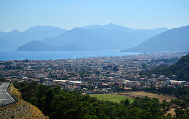 A view from Marmaris, Turkey's holiday region