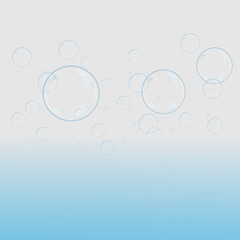 realistic soap bubbles as a vector,isolated on a transparent background, effect of falling and flying bubbles,also a glass bubble effect. PNG