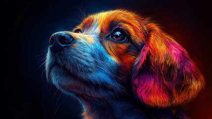 portrait of a small dog