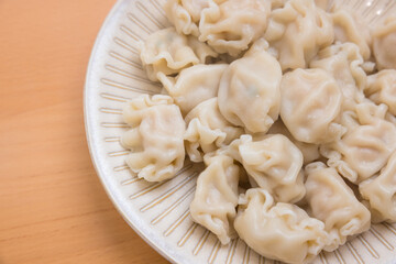 Authentic Chinese Meat Dumpling with Flavorful Filling for Meal