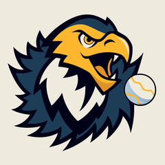 Obraz premium eagle head vector illustration