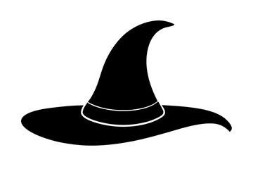 black witch hat , witch hat vector.