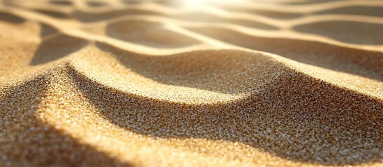 Obraz premium Close-up desert sand dunes