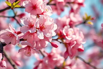 Fototapeta premium pink cherry blossoms