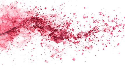 Obraz premium Beautifully arranged pink cherry blossom flowers bright and fresh floral background for nature lovers photo