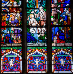 Church Saint-Foy of Conches-en-Ouche, normandy, France