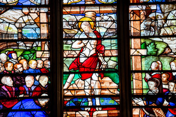 Church Saint-Foy of Conches-en-Ouche, normandy, France
