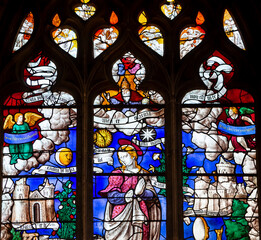 Church Saint-Foy of Conches-en-Ouche, normandy, France