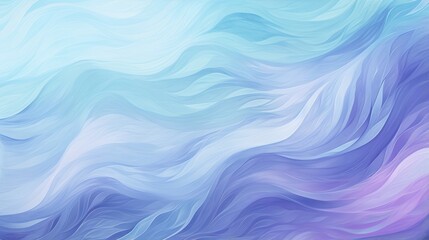 Obraz premium Winter Polar Wave Abstract Background. Frozen, Icy Swirls, Cold Weather Patterns, Blue and White Fluid Art, Chilling Arctic Design