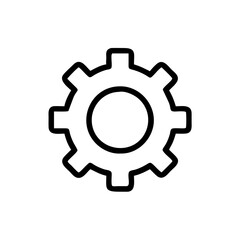 gear icon vector illustration