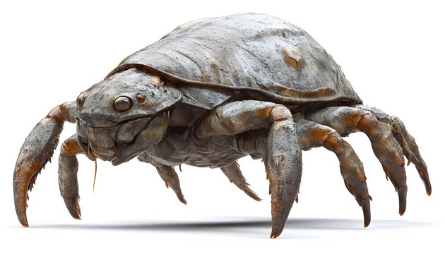 Eurypterid an extinct aquatic arthropod with prominent pincers and carapace