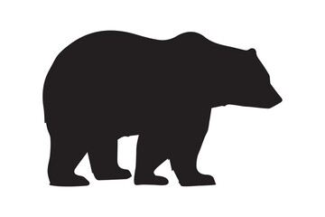 Fototapeta premium Bear Silhouette Vector | Wildlife SVG Illustration