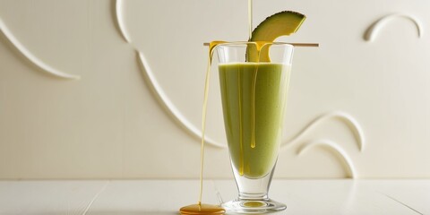 Green Detox Juice in a Glass