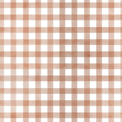 Seamless watercolor pattern with soft pastel pink stripes. Hand-painted delicate texture with gentle brush strokes, perfect for fabric, wallpaper, wrapping paper, and stylish modern design projects.