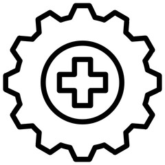 Safety First Outline Icon