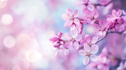 pink flowers background