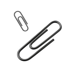 paper clip isolated on white