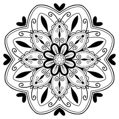 abstract floral ornament