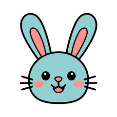 Cute cartoon bunny Illustration