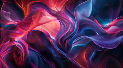Fototapeta premium Abstract Digital Art with Gradient Colors